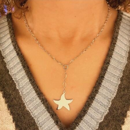 Женско ланче со морска звезда